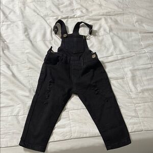 Little Bipsy Black Overalls Classic Bib Style